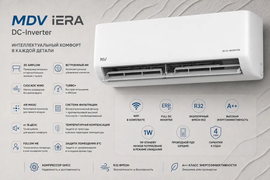 Кондиционер MDV iERA Inverter